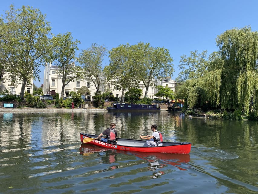 2 seater Canoe Rental in Ladbroke Grove - Gliding along Westbourne Park and Ladbroke Grove