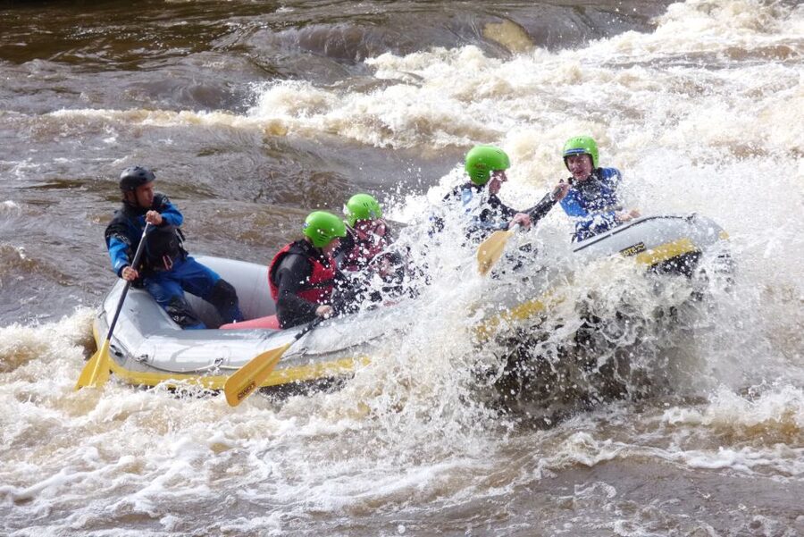 Aberfeldy: Rafting on the River Tay - Where the route goes: from Aberfeldy to Grandtully, and back again