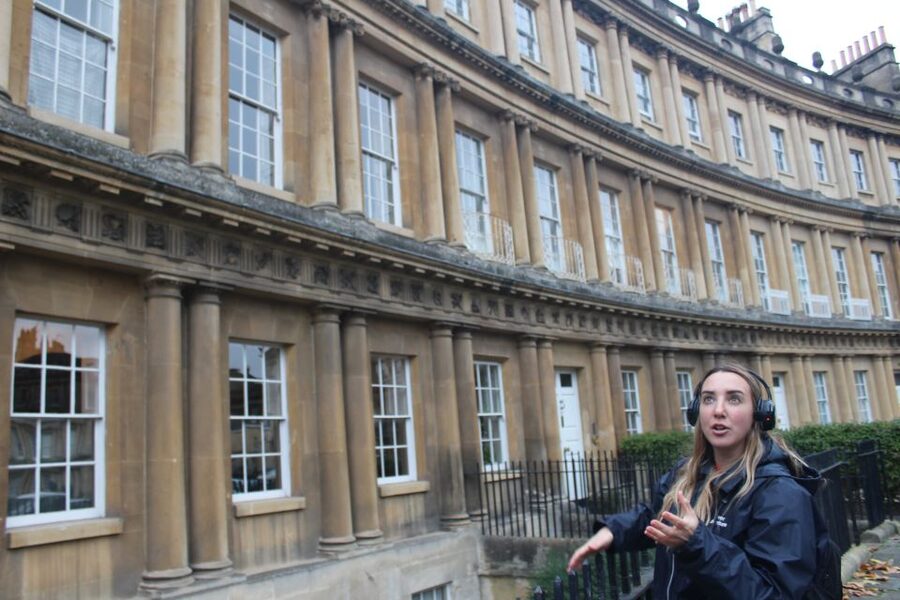 Bath: Bridgerton Filming Locations Walking Tour with Music - Starting near Bath World Heritage Centre, then moving into Bridgerton mode