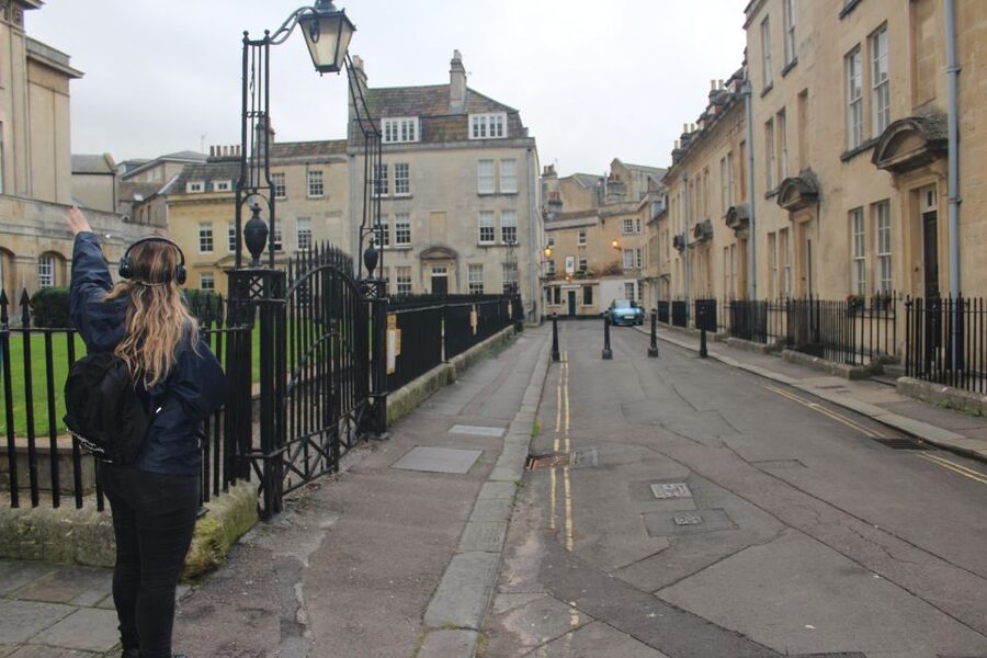 Bath: Bridgerton Filming Locations Walking Tour with Music - The headset setup, and why it changes how the tour feels
