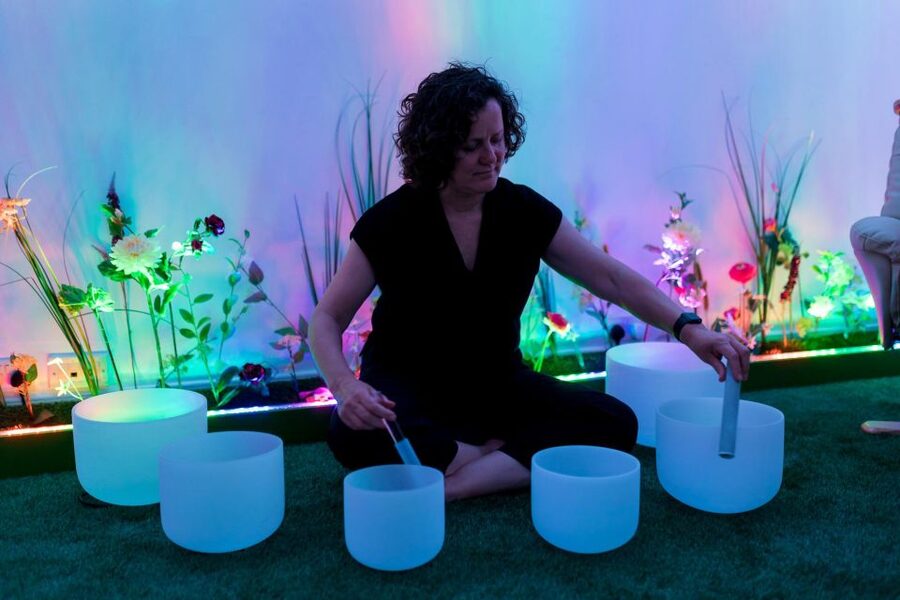 Bath: Guided Relaxation and Sound Bath - Crystal Singing Bowls and the Quantum Field Experience