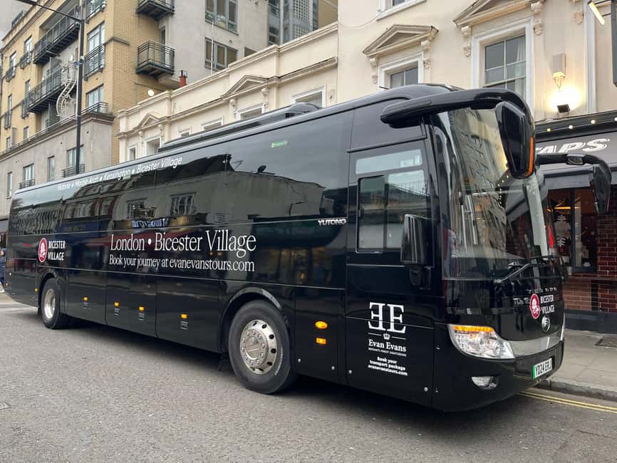 Bicester Village Shopping Trip from London with VIP Discount - Getting there from London in a luxury coach: comfort and pick-ups that save hassle