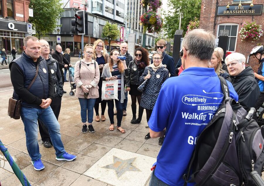 Birmingham: Victorian Canals and Modern-Day Birmingham Tour - Starting at the Library of Birmingham and reading Centenary Square art