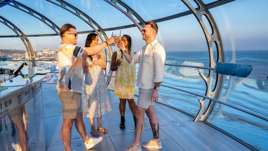 Brighton: i360 Entry & Champagne (Soft Drink for Under 18s) - Brighton i360 in 25 minutes: what you will actually do up there