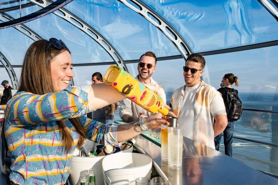 Brighton: i360 Entry & Champagne (Soft Drink for Under 18s) - Price and value: what you are paying for at $43 per person