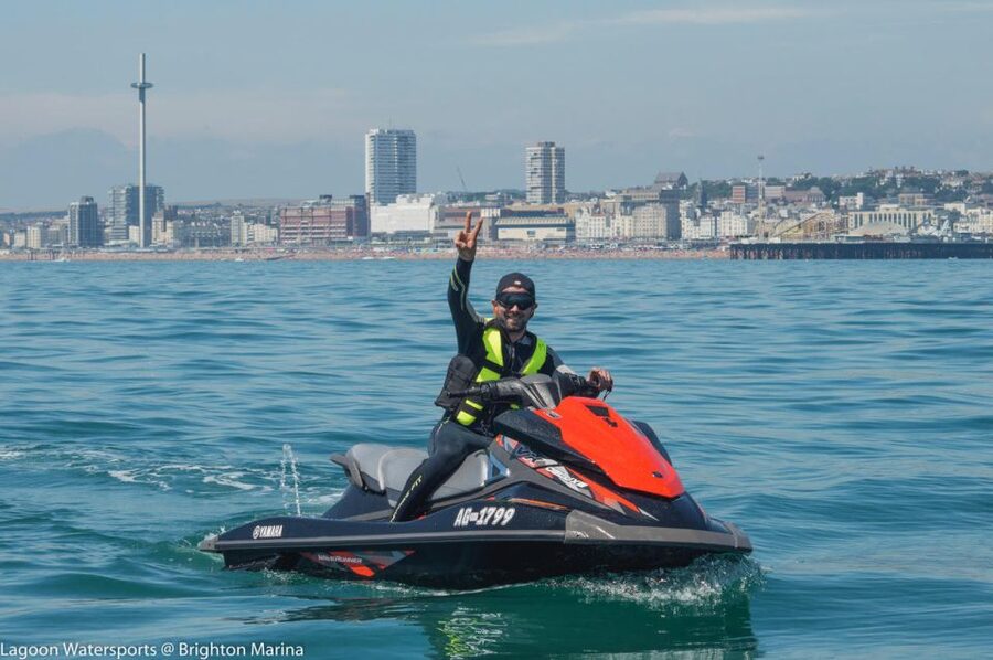 Brighton: Jetski Ride - Pontoon 6 to Brighton Marina: How You Warm Up
