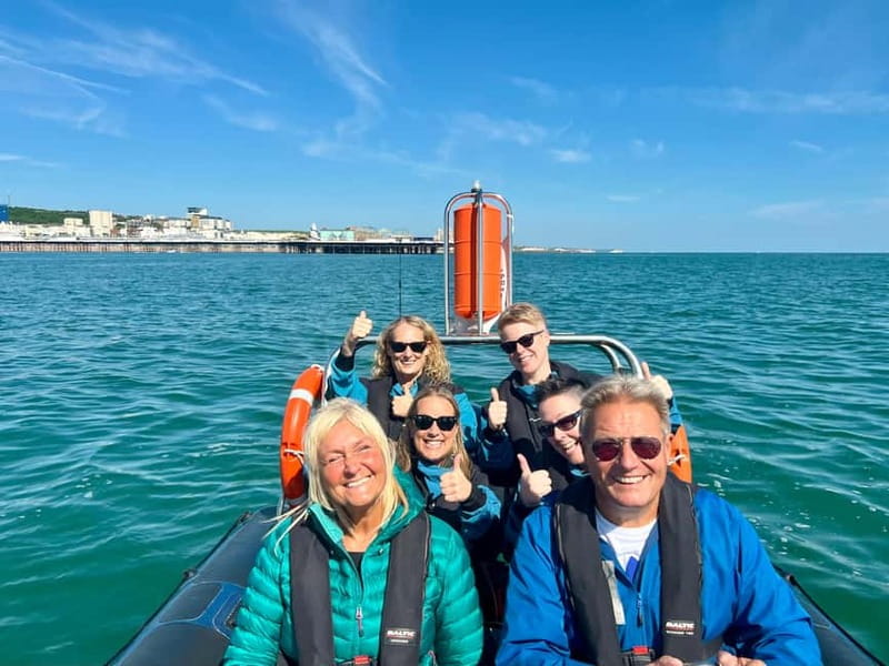 Brighton: Powerboat Ride - Up to 65 km/h: what the coastline sprint feels like