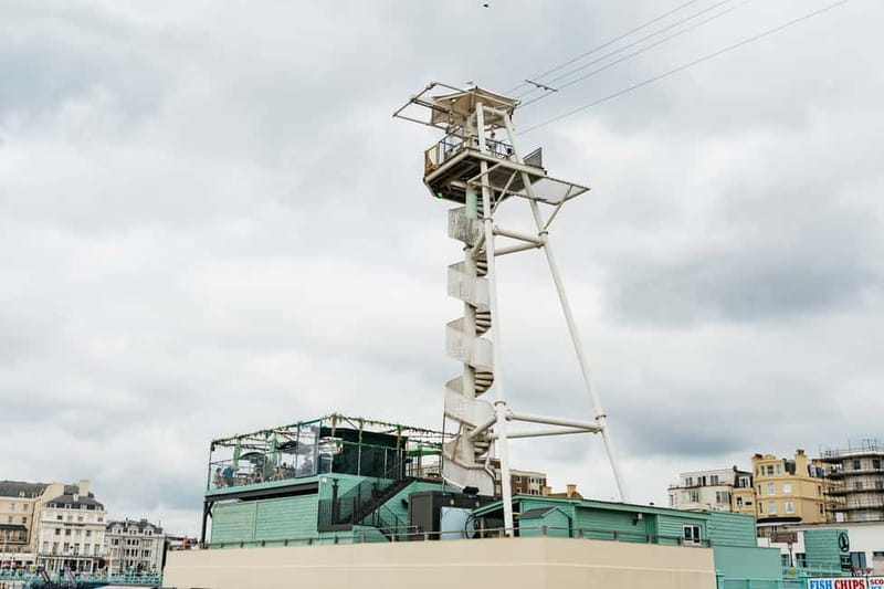 Brighton: Zip Wire Experience Ticket - From Ticket Office to the Spiral Stairs