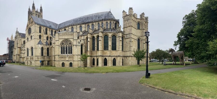 Canterbury: Walking Tour with Green Badge Guide - Getting your bearings at the Buttermarket, then walking into pilgrim Canterbury