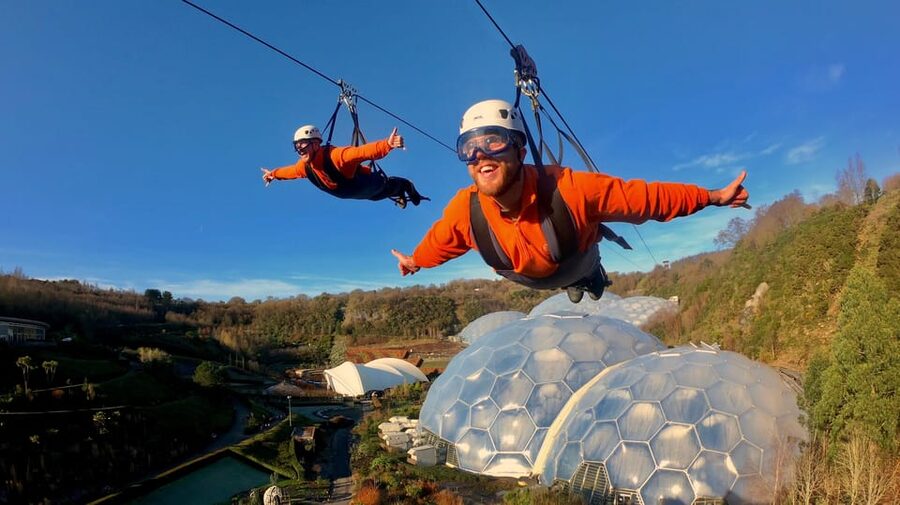 Cornwall: Eden Project Zip Wire Experience - Finding Hangloose Adventure Eden Without Stress