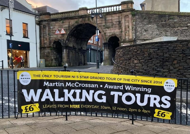 Derry: McCrossan’s Public Walking Tour of the Historic City - Bloody Sunday and modern political history, explained with sensitivity