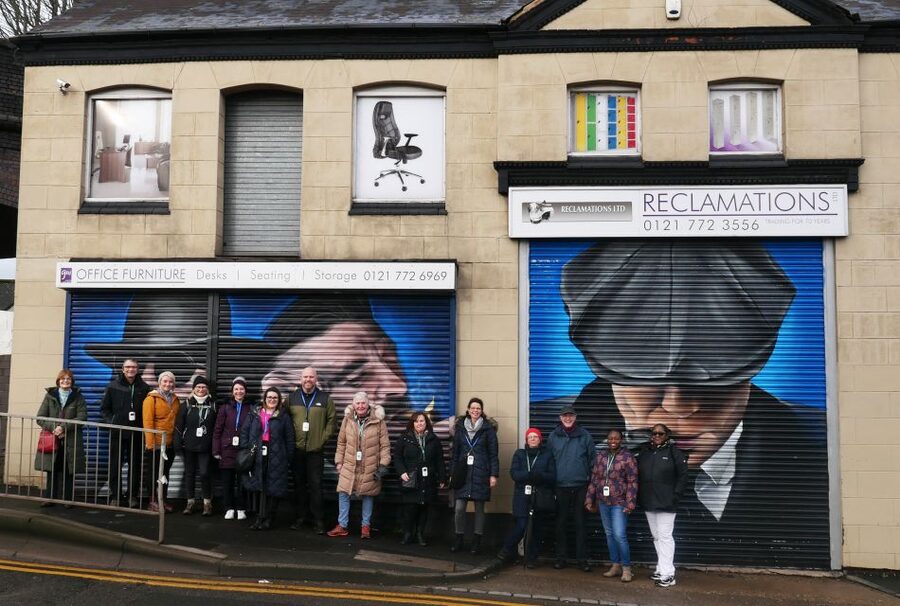 Digbeth, Public art and Peaky Film Guided Walking Tour - Walking route tips: wear, pace, and photo timing