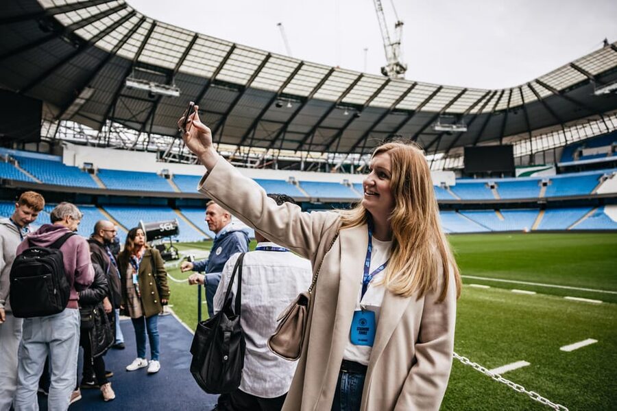 Etihad Stadium: The Manchester City Stadium Tour - Walking the tunnel to the sound of the Etihad crowd