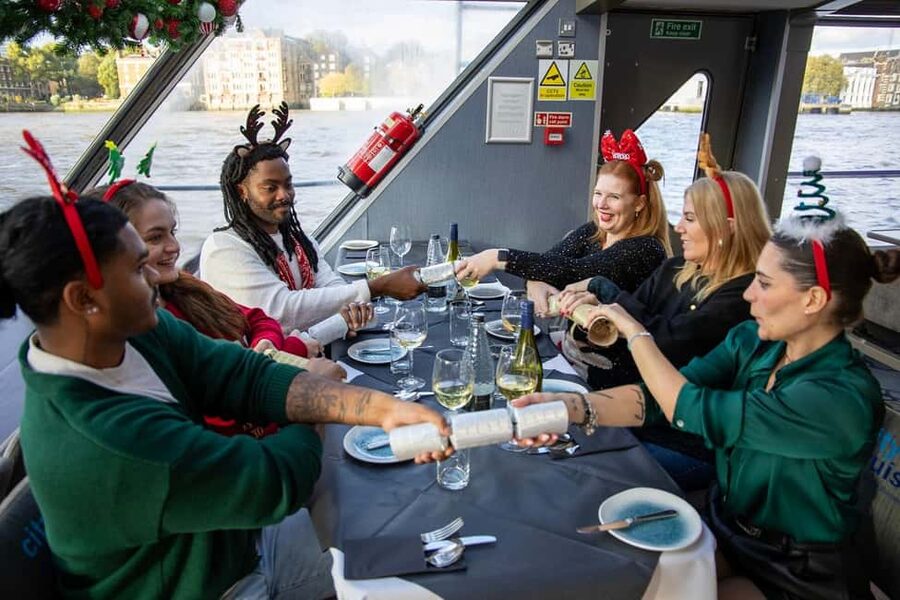 Festive London Christmas Day River Thames Lunch Cruise - The Thames route, Parliament to St. Paul’s, and where to look