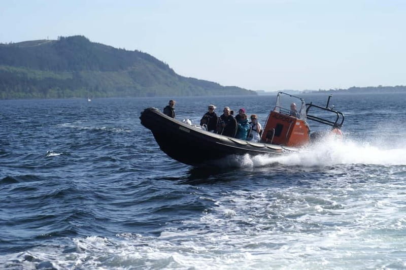 Fort William: Speed Boat Adventure - Loch Linnhe in one hour: blasts, donuts, and the Jacobite Steam Train