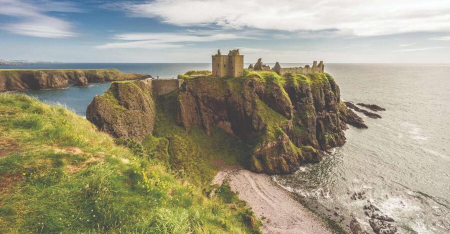 From Aberdeen: Dunnottar Castle and Cairngorms Day Trip - Falls of Feugh: waterfalls, rivers, and a salmon story