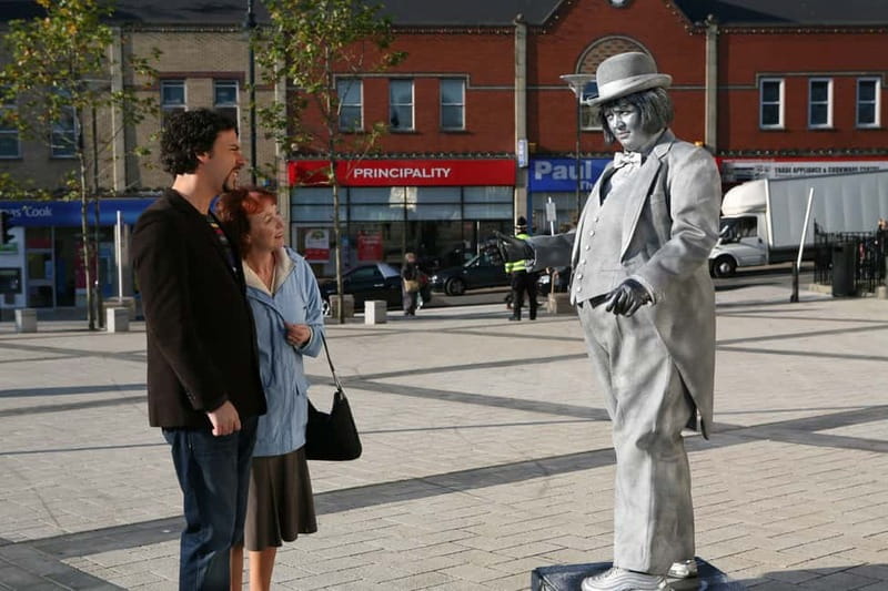 From Barry Island: Gavin and Stacey Tour - Nessa the mime: arcade scenes, town energy, and the church with the christening link