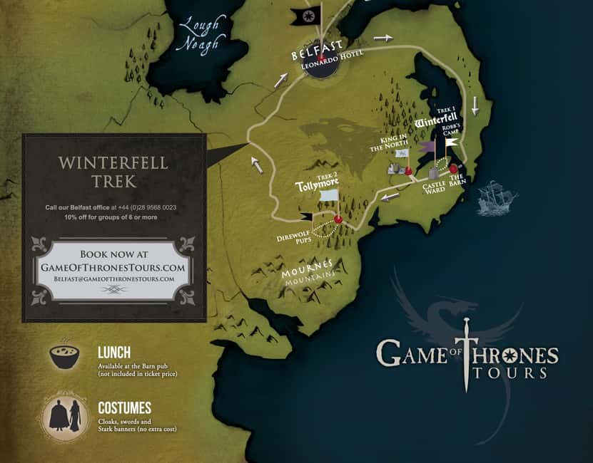 From Belfast: Game of Thrones Winterfell Locations Tour - Getting on the coach early from Leonardo Hotel