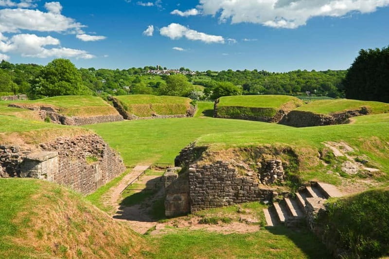 From Cardiff: Caerleon, Tintern Abbey and Three Castles Tour - Chepstow Castle: battlements above the River Wye