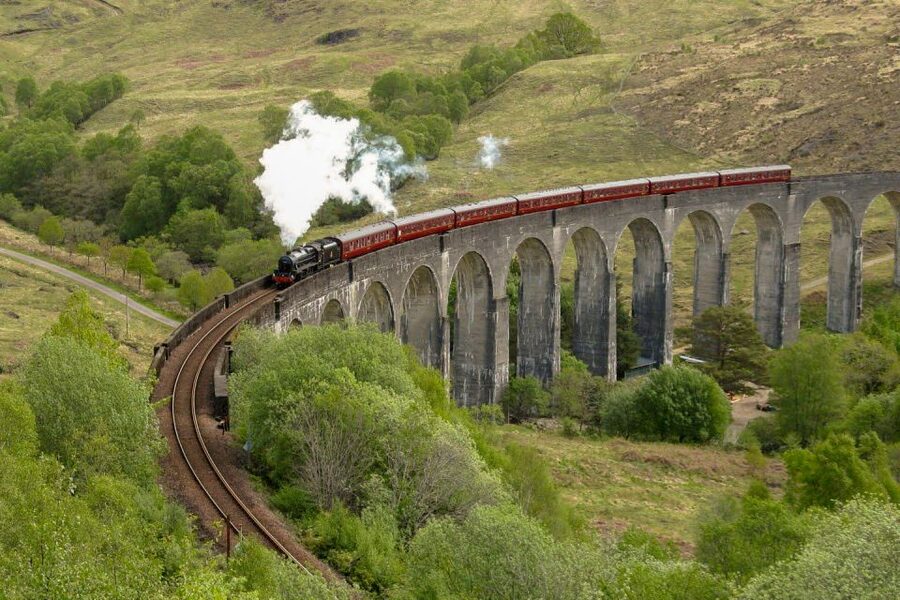 From Edinburgh: Magical Highlands Tour with Jacobite Train - Glenfinnan Visitor Center and the Viaduct Photo Moment
