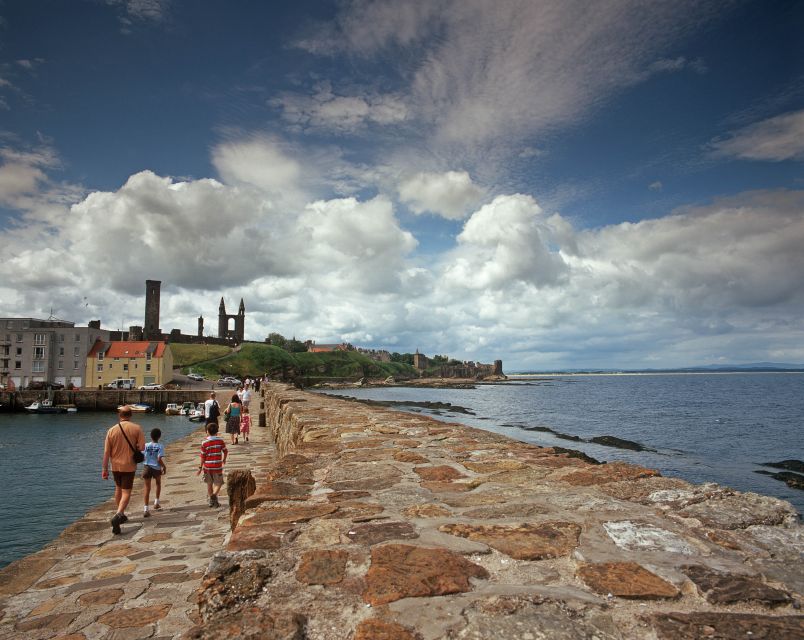 From Edinburgh: St Andrews and Fishing Villages of Fife Tour - St Andrews Castle and the cathedral plan: do it if you want depth, skip it if you want speed
