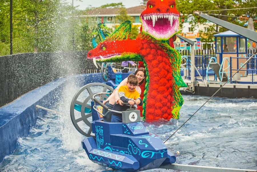 From London: LEGOLAND® Windsor Resort Entry & Coach Transfer - Flight of the Sky Lion, how the flying theatre fits into a day trip