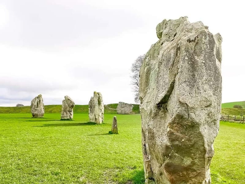 From London: Stonehenge & The Stone Circles of Avebury Tour - West Kennet Long Barrow: walking up to a Neolithic interior