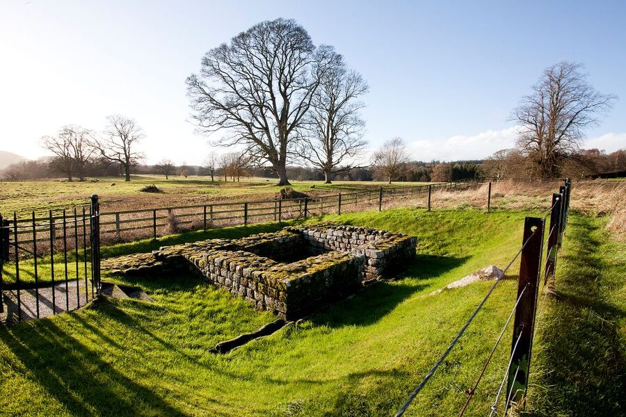 Hadrian's Wall: Chesters Roman Fort and Museum Entry Ticket - The Roman bathhouse and steam room on the North Tyne