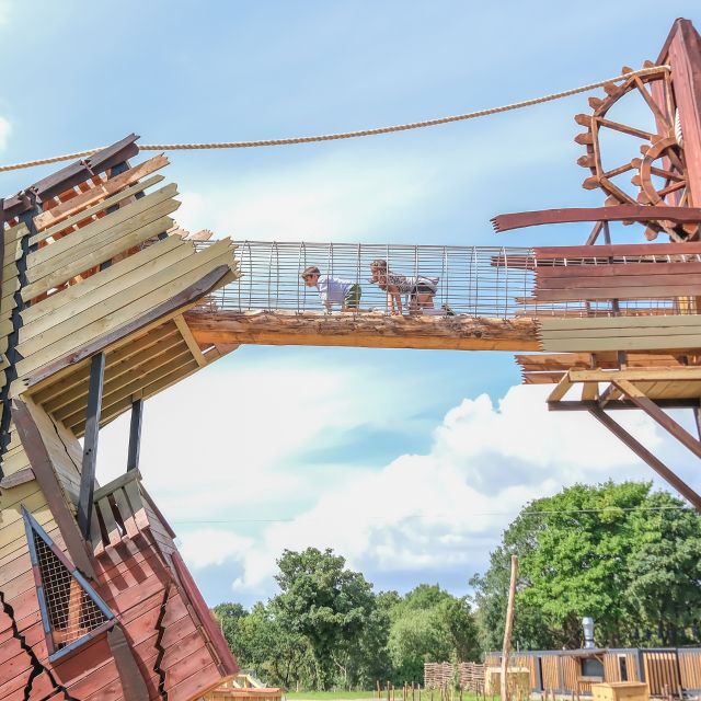 Hobbledown Heath One-Day Entry Ticket - Chute Slides, Tunnels, and Four Themed Villages Outdoors