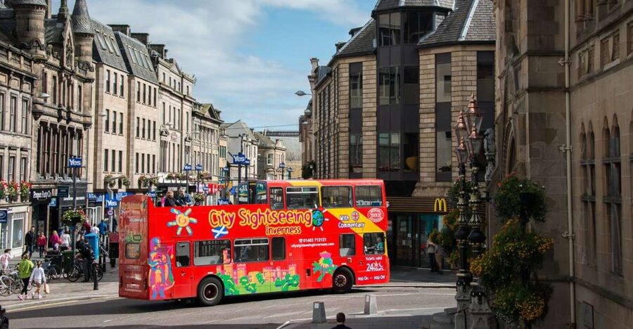 Inverness: City Sightseeing Hop-On Hop-Off Bus Tour - Does the route go beyond Inverness center, including Loch Ness?
