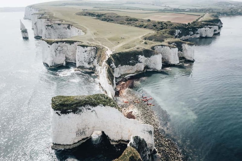 Jurassic Coast Kayaking Tour to Old Harry Rocks - Getting to Middle Beach, and why the hut matters