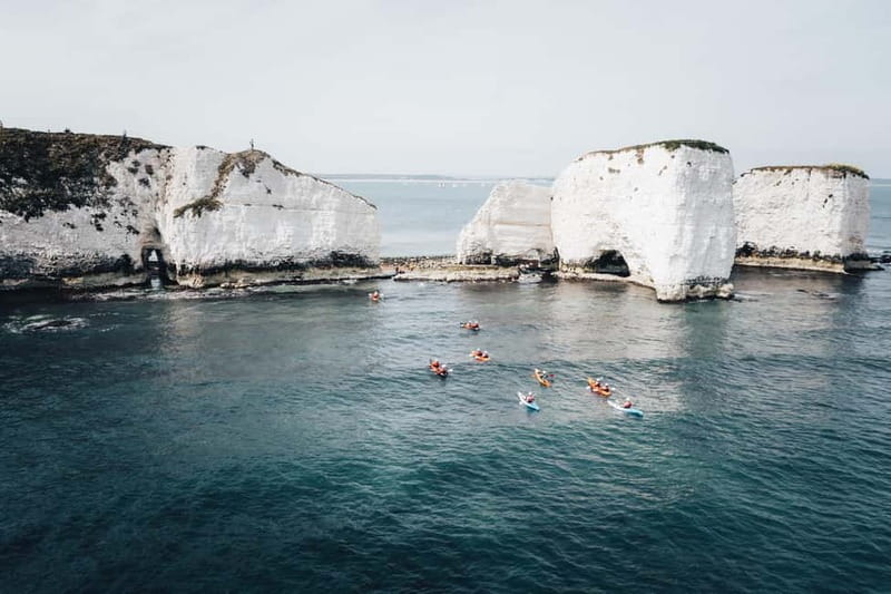 Jurassic Coast Kayaking Tour to Old Harry Rocks - How the guides teach you paddling fast (and keep it fun)