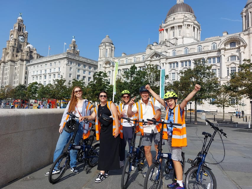 Liverpool: City Centre Highlights Tour on eBikes - Pier Head, the Site of Liverpool Castle, and the Ride Back