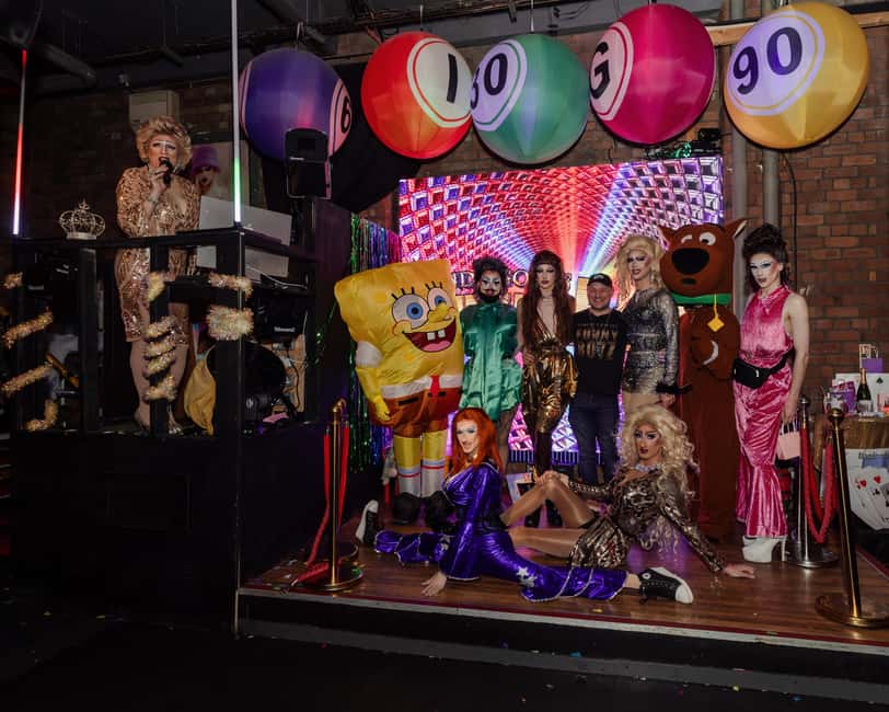 Liverpool: FunnyBoyz Benidorm Bingo Cabaret Show (Fridays) - Spin The Wheel: Where People End Up on Center Stage