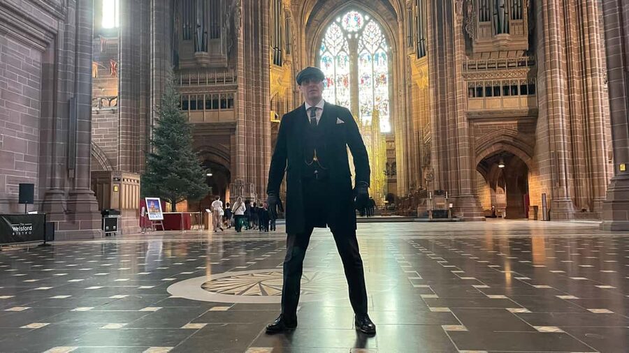 Liverpool: Official Peaky Blinders City Centre Walking Tour - St George’s Hall and Liverpool Cathedral as more than photo ops