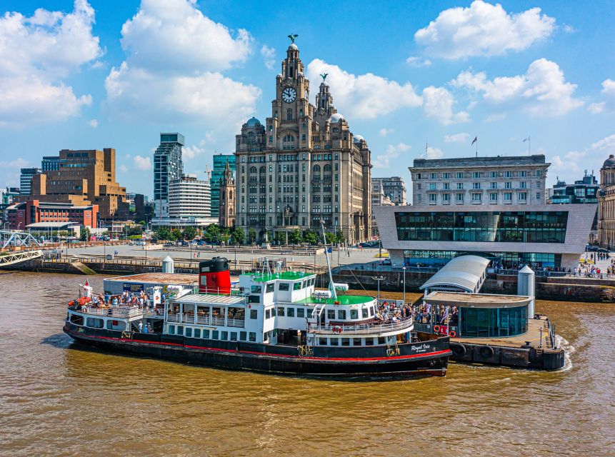 Liverpool: Sightseeing River Cruise on the Mersey River - Three Graces, Royal Liver Building, and skyline views from the water