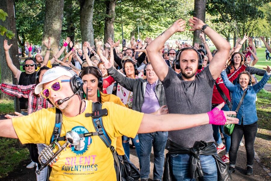 Liverpool: Silent Disco Adventure Tour - Meeting at The Club House and Getting Your Headset