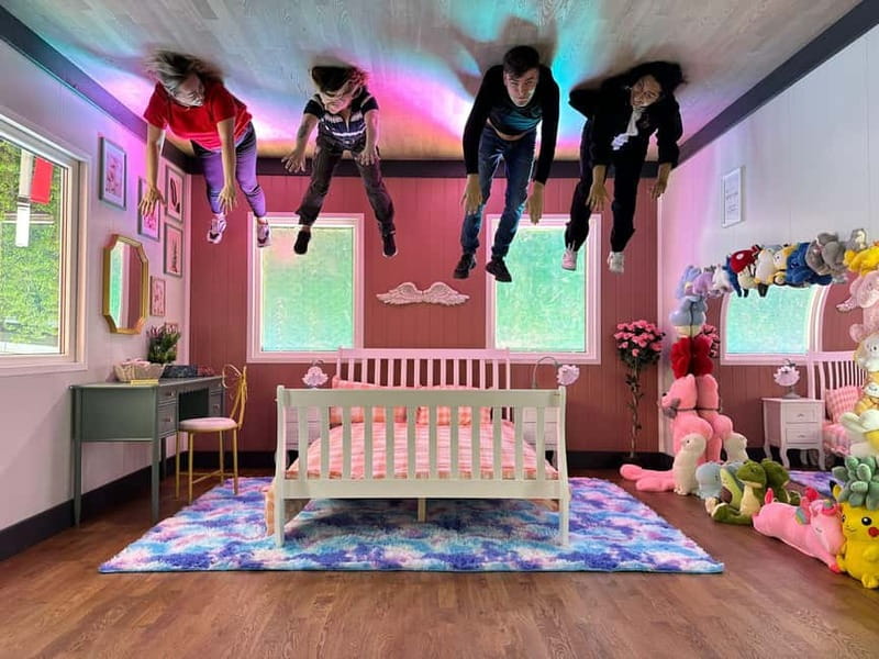 Liverpool: Upside Down House Entry Ticket - Candy Land clouds and the first upside-down rooms