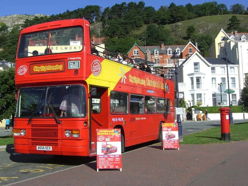 Llandudno: City Sightseeing Hop-On Hop-Off Bus Tour - Red Route: Llandudno Pier to West Shore, then on toward Conwy