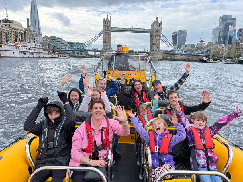 London: 20-Minute Tower RIB Blast from Tower Pier - Tower Bridge Photo Stop, Then the Full-Throttle Moment
