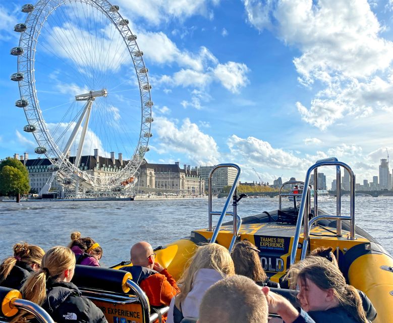 London: 70-Minute Thames Barrier Speedboat Tour - Landmarks on Your Route, From London Eye Area to St. Paul’s