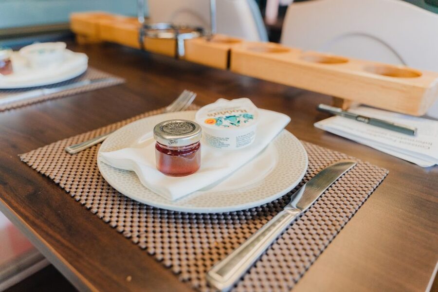 London: Afternoon Tea Bus with a Glass of Prosecco - The 90-minute plan: finger sandwiches, pastries, scones, and cake