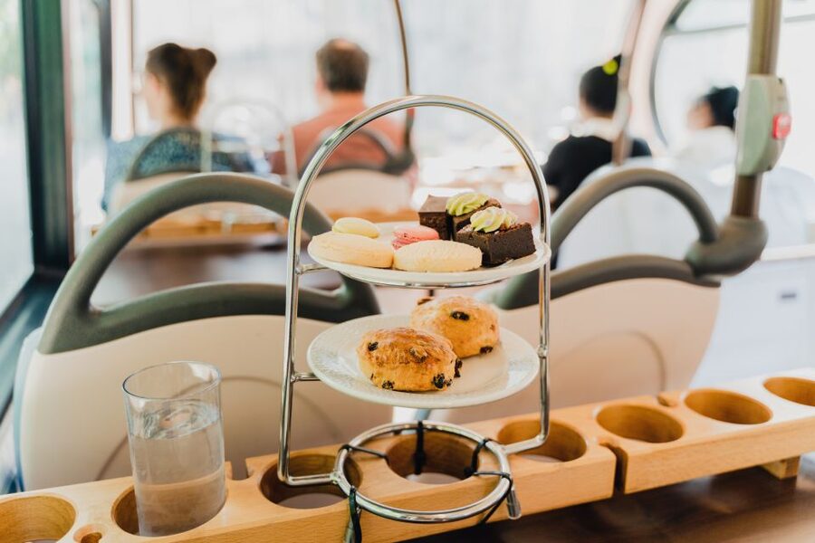 London: Afternoon Tea Bus with a Glass of Prosecco - Seating and sightlines, lower deck vs upper deck