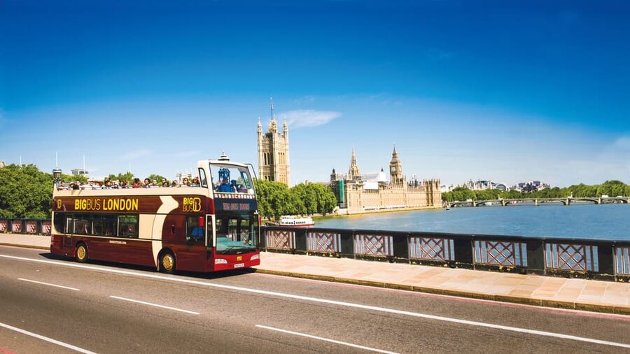 London: Big Bus Hop-on, Hop-off with Optional River Cruise - Red Route: Westminster, Big Ben, London Eye, and St Paul’s
