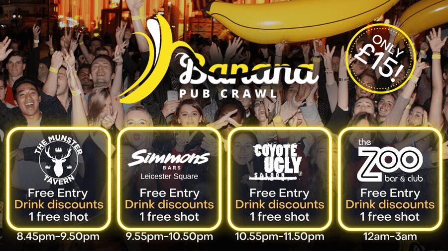 London : Central London Bar Crawl with discounts on drinks - Key things to know before you go
