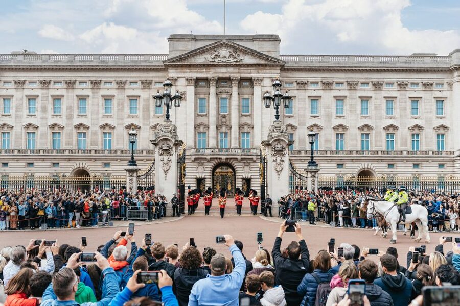London: Changing of The Guard Tour - Where it all starts, Edward VII at Waterloo Place
