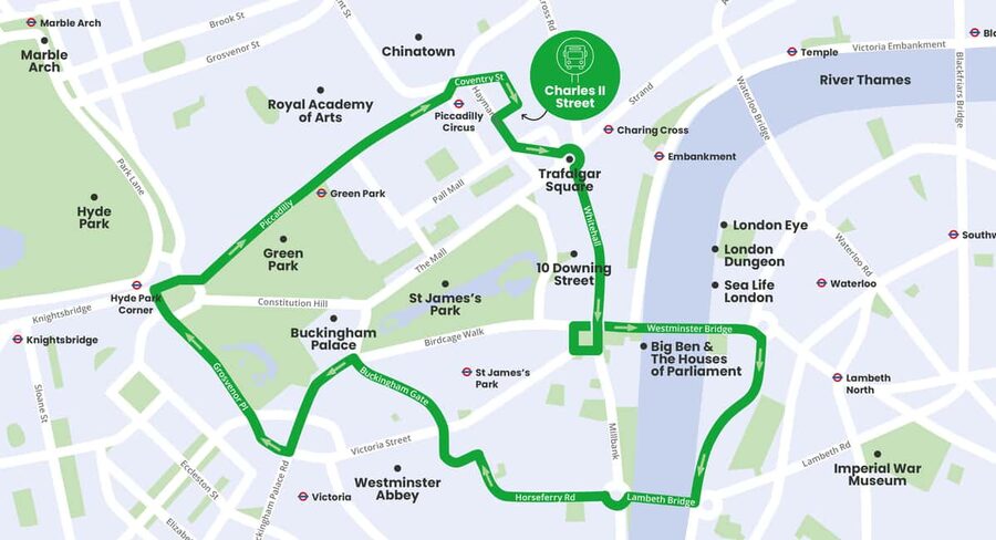 London: Children's Open Top Bus Tour - The Tootbus app turns 45 minutes into a bigger day
