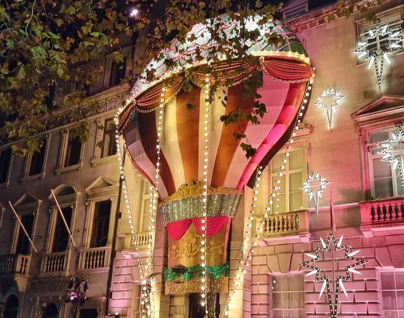 London: Christmas Lights Guided Walking Tour Small Group - Piccadilly Circus and Regent Street, where the lights feel like a movie set