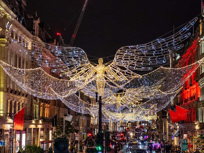 London: Christmas Lights Tour by Vintage Bus - Strand to Trafalgar Square Tree, where the holiday mood ramps up