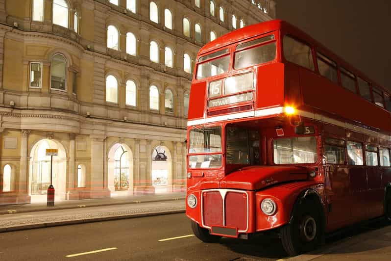 London: Christmas Lights Tour by Vintage Double-Decker Bus - Entering London’s Christmas glow from Victoria Coach Station, Gate 0